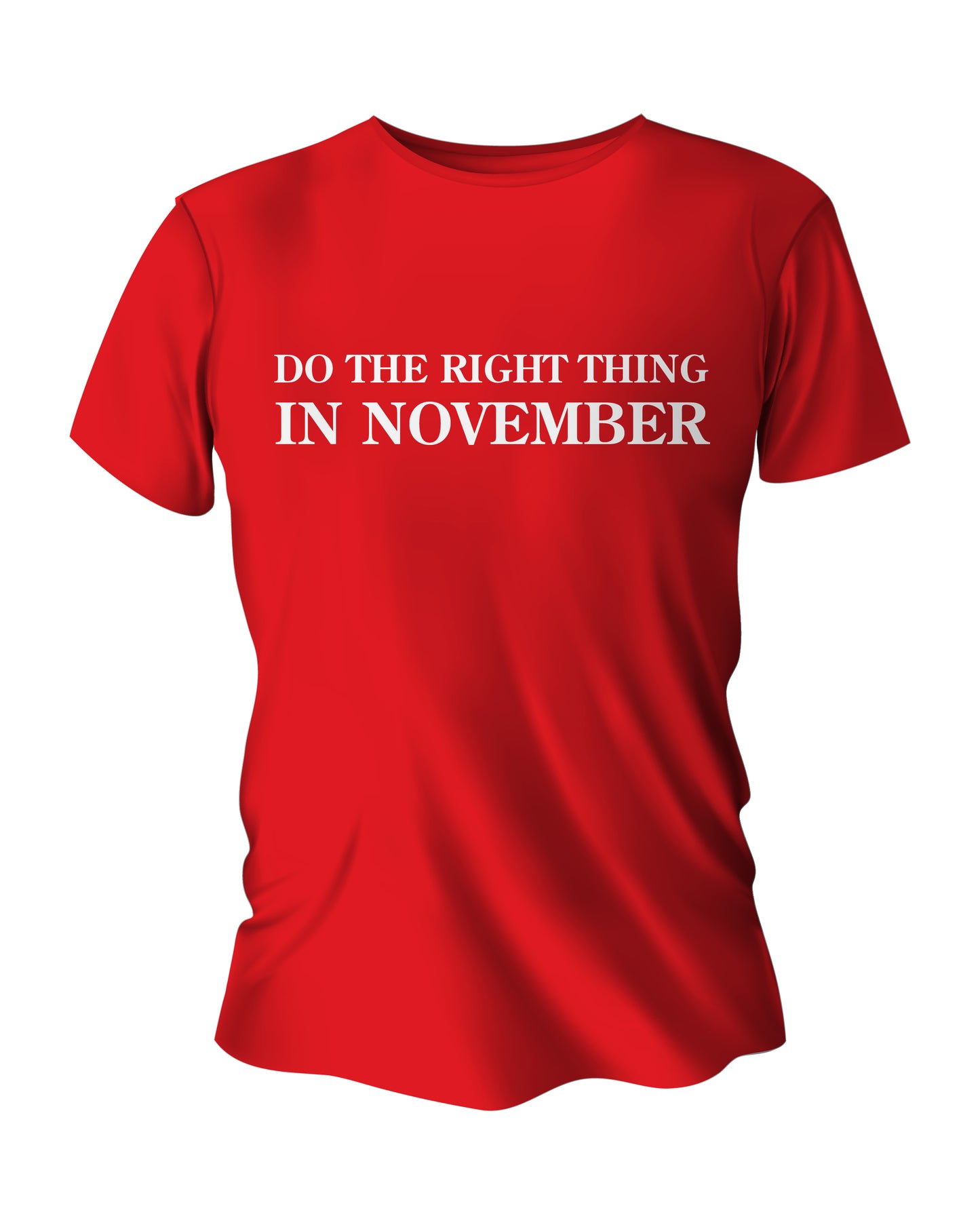 Do the Right Thing in November - Crew Neck T-Shirt